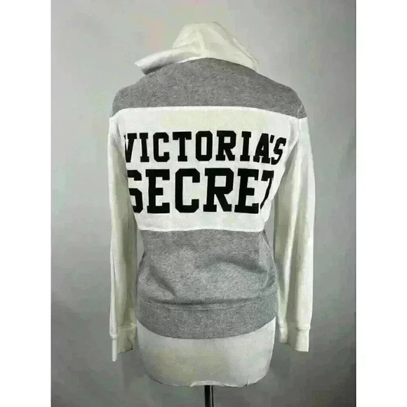Victoria Secret Dream Angels Zip‎ Front Hoodie Size S White - Picture 4 of 9